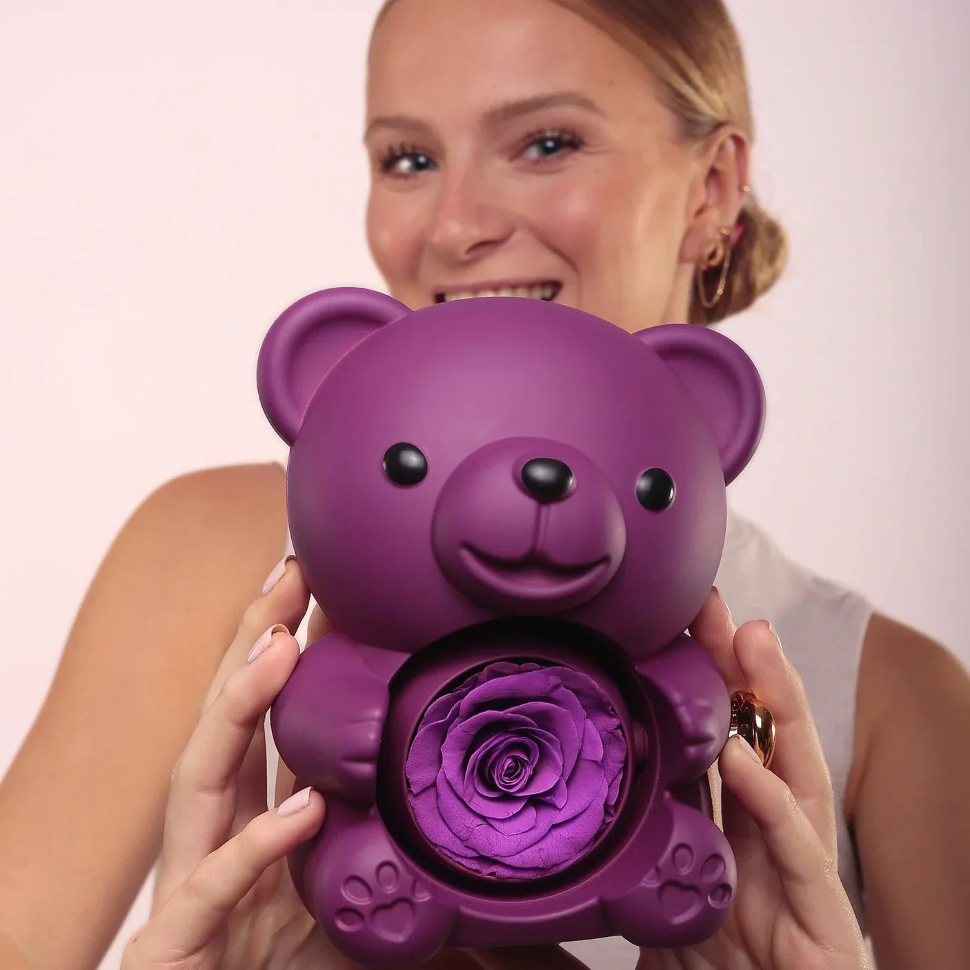 Evig rosenbamse & personlig halskæde