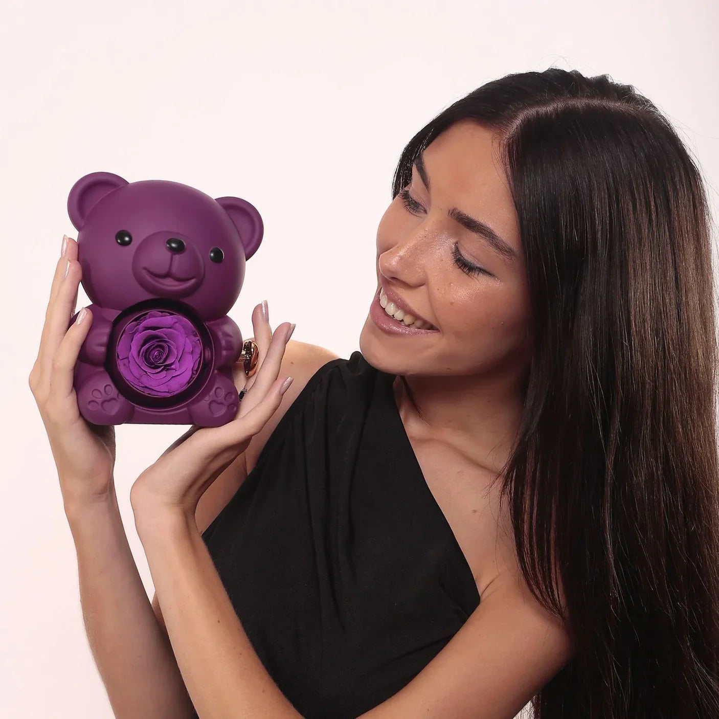 Evig rosenbamse & personlig halskæde